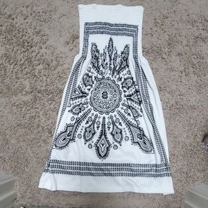 White bathing suit cover up